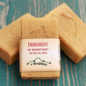 Die pflegende Erdbeerseife