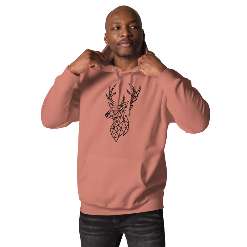 Herren Hoodie Hirschmotiv – Bild 16