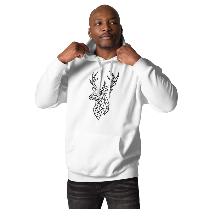Herren Hoodie Hirschmotiv – Bild 39