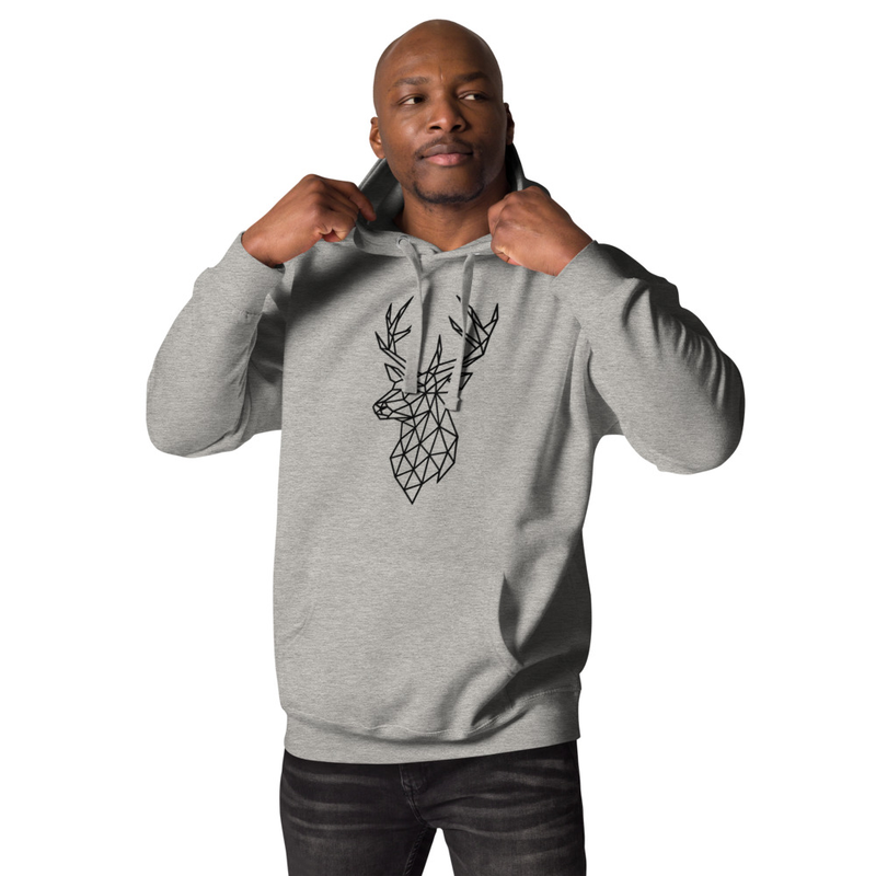 Herren Hoodie Hirschmotiv – Bild 20