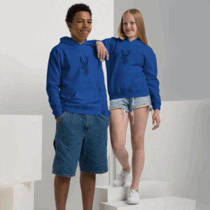 Kinder Hoodie Hirschmotiv