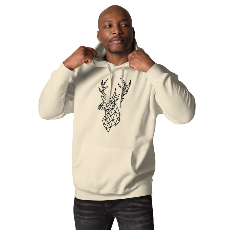 Herren Hoodie Hirschmotiv – Bild 33